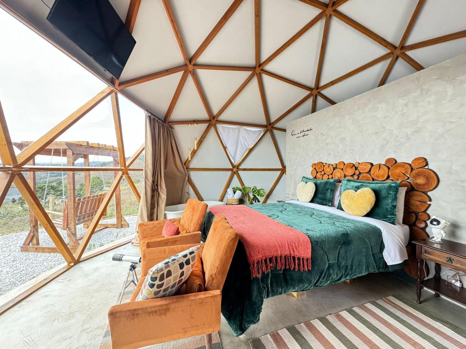 Domo Geodesico Com Ar-condicionado E Banheira Apartamento Campos do Jordão